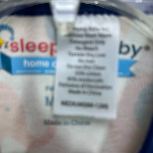 Sleeping Baby Zipadee Zip Transition Swaddle M 6-12 Months Elephant Print - Picture 9 of 16